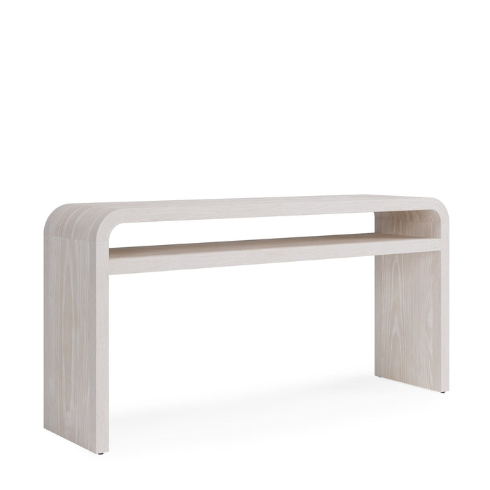 Modus Drake Ash Wood Console Table in Sugar Image 2