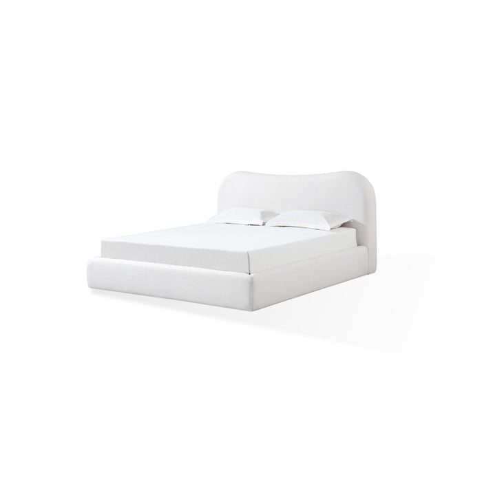 Modus Elena Upholstered Bed in Vanilla Linen Image 1
