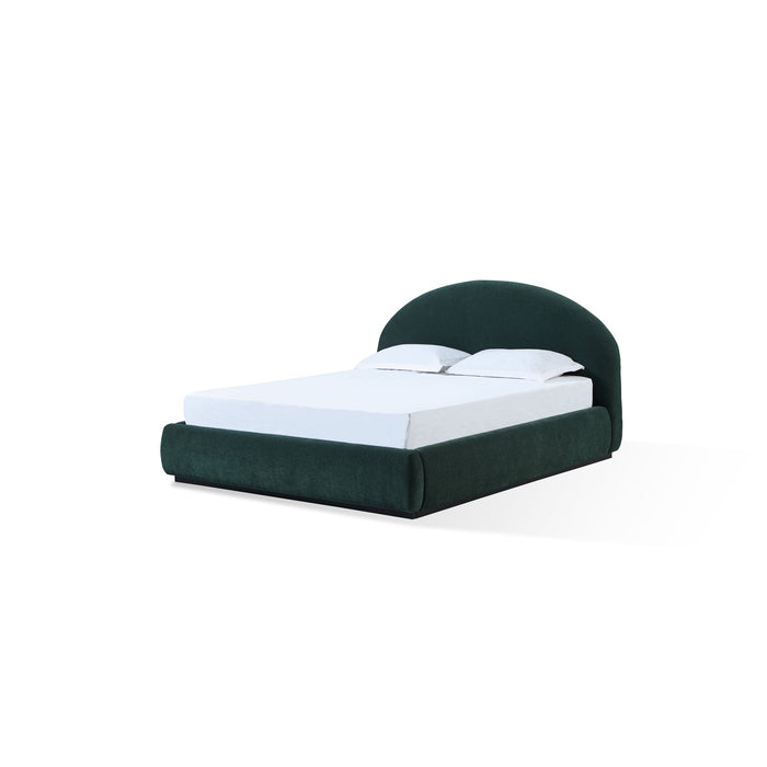 Modus Flex Upholstered Bed in Emerald Chenille Image 1