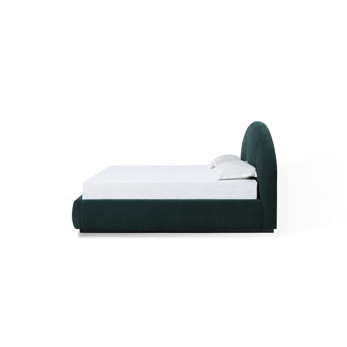 Modus Flex Upholstered Bed in Emerald Chenille Image 2