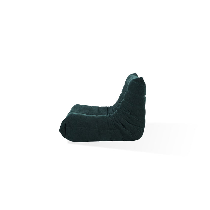 Modus Flex Upholstered Lounge Chair in Emerald Chenille Image 2