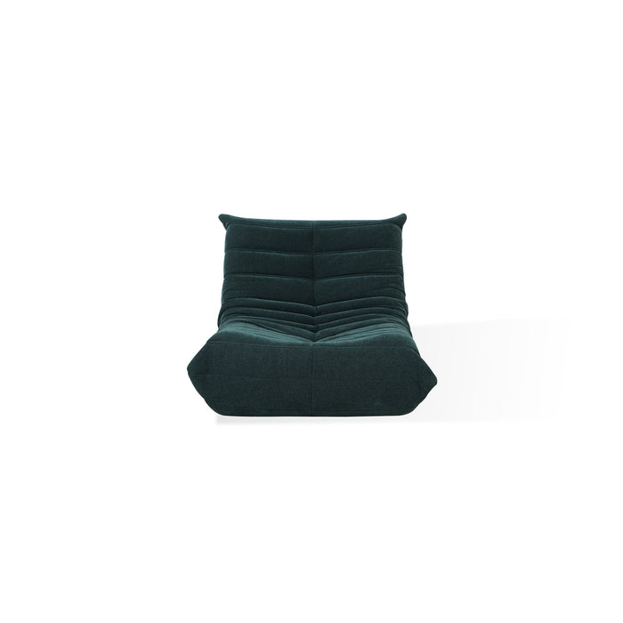 Modus Flex Upholstered Lounge Chair in Emerald Chenille Main Image