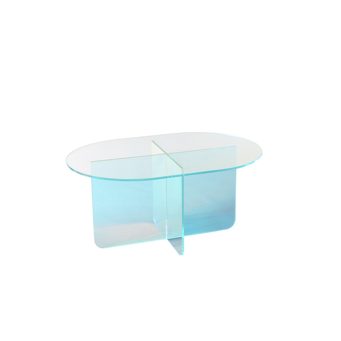 Modus Fomo Coffee Table in Iridescent Glass Image 1