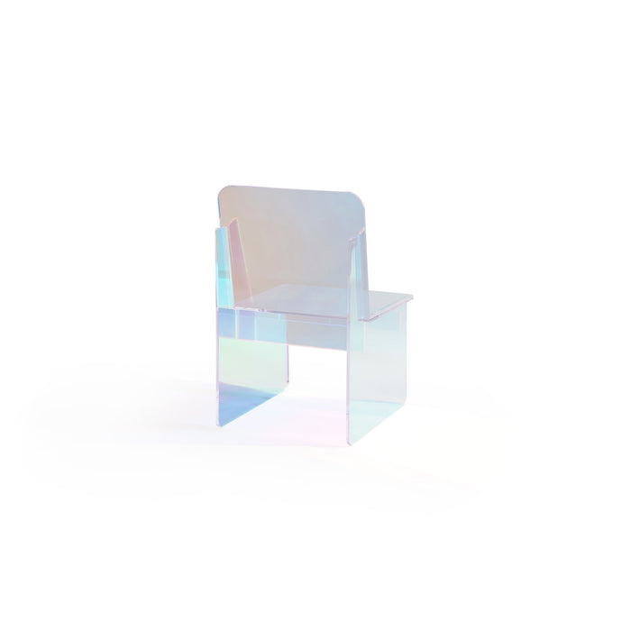 Modus Fomo Iridescent Acrylic Accent Chair Image 2