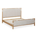 Modus Furano Upholstered Panel Bed in Ginger and Brun Boucle Image 4