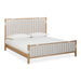 Modus Furano Upholstered Panel Bed in Ginger and Brun Boucle Image 3