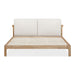 Modus Furano Upholstered Two Cushion Platform Bed in Ginger and Natural Linen Image 6