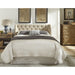 Modus Levi Tufted Footboard Storage Bed in Toast Linen Image 1