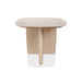 Modus Liv Ash Wood Oval Dining Table in White Sand Image 2