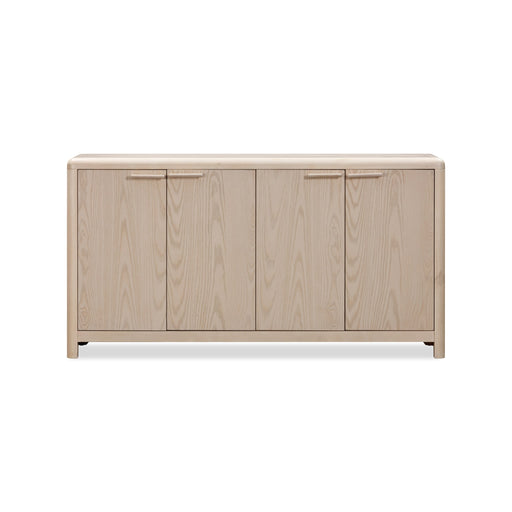 Modus Liv Four Door Ash Wood Sideboard in White SandMain Image