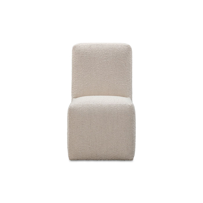 Modus Liv Fully Upholstered Dining Chair in Brun Boucle Main Image