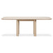 Modus Liv Solid Ash Rectangular Dining Table in White SandMain Image