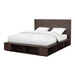 Modus McKinney Solid Wood Low Platform Storage Bed in Espresso Pine Image 2