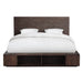 Modus McKinney Solid Wood Low Platform Storage Bed in Espresso Pine Image 3