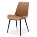 Modus Nicoya Upholstered Dining Chair in Buckskin Synthetic Leather and Black Image 3