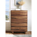 Modus Ocean Five Drawer Solid Wood Chest in Natural Sengon (2024)Main Image