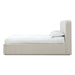 Modus Off-White Upholstered Platform Bed in Ricotta Boucle Image 6