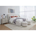 Modus Off-White Upholstered Platform Bed in Ricotta Boucle Main Image