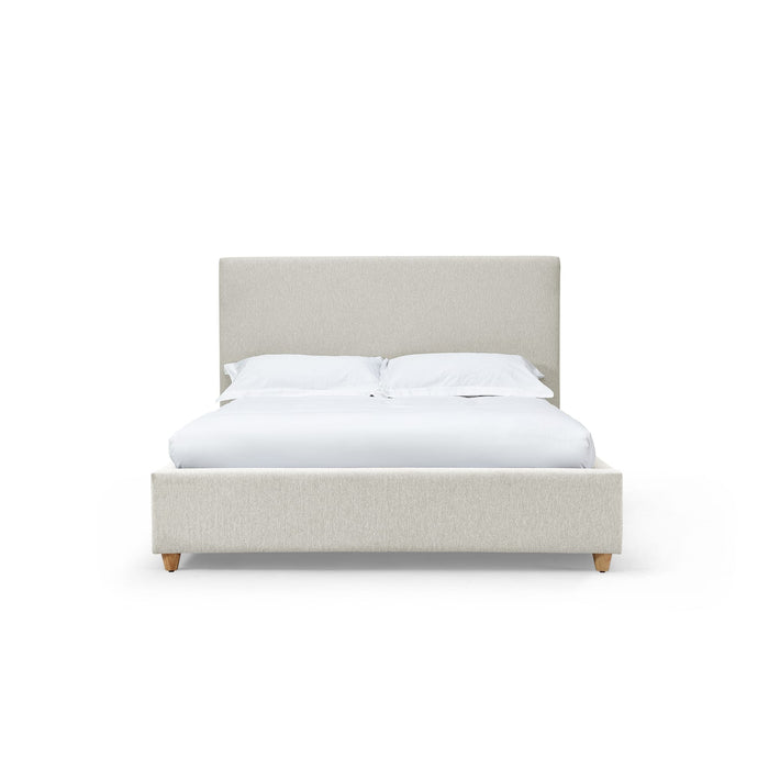 Modus Olivia Upholstered Platform Bed in Ivory Image 2