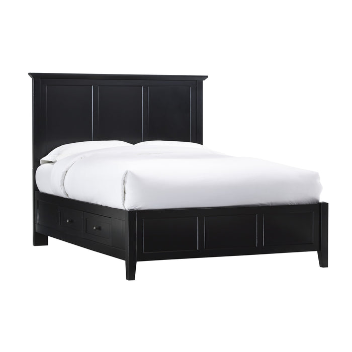 Modus Paragon Four Drawer Wood Storage Bed in Black Image 4