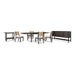 Modus Rockport Double Extension Dining Table in Yin Image 6