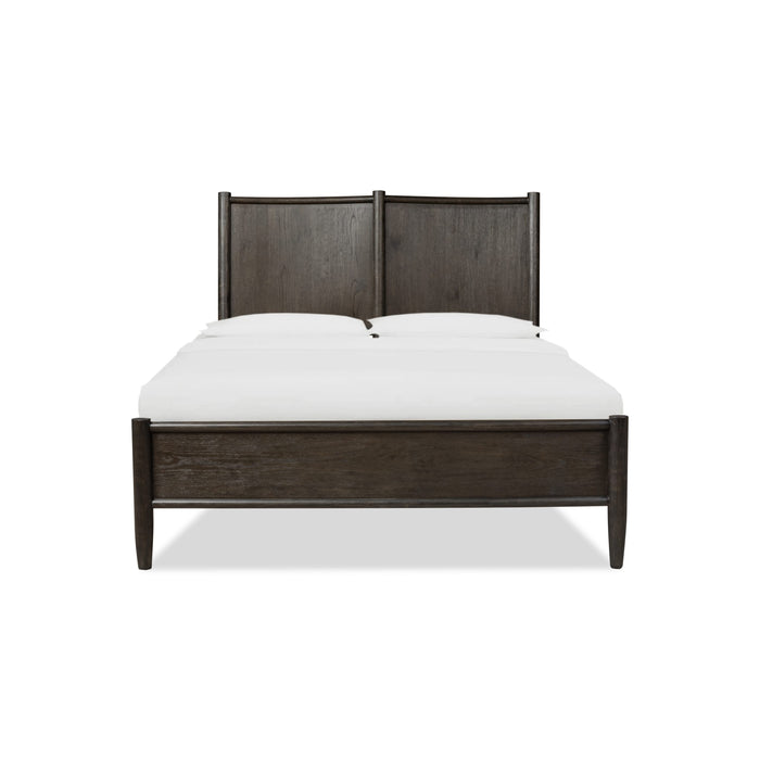 Rockport Oak Wood Platform Bed in Yin