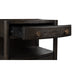 Modus Rockport Two Drawer One Shelf Oak Wood Nightstand in Yin Image 2