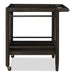 Modus Rockport Two Shelf Rolling Bar Cart in Yin Image 1