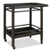 Modus Rockport Two Shelf Rolling Bar Cart in Yin Main Image