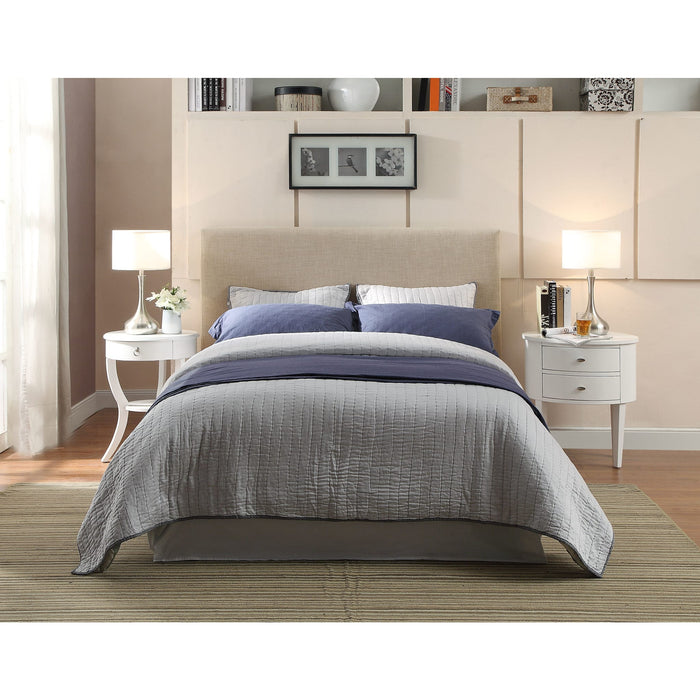 Modus Saint Pierre Upholstered Platform Bed in Toast Linen Image 1