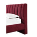 Modus Savage Maximalist Upholstered Bed in Ruby Chenille Image 3