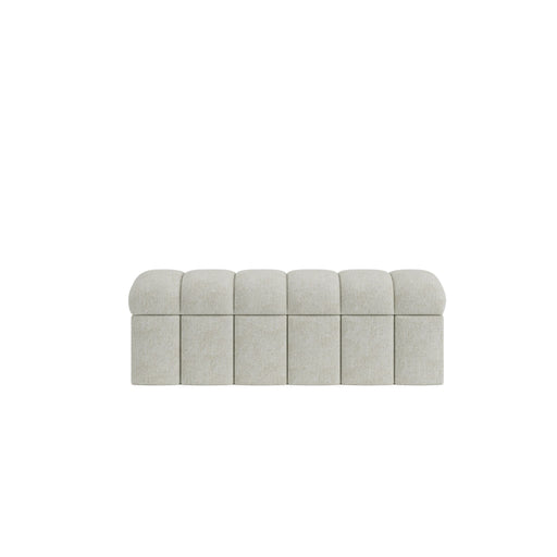 Modus Savage Upholstered Storage Bench in Sandy Chenille Main Image