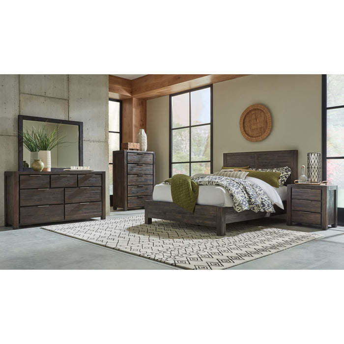 Modus Savanna Five Drawer Solid Wood Chest in Coffee Bean Image 3