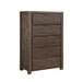 Modus Savanna Five Drawer Solid Wood Chest in Coffee Bean Image 7