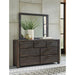 Modus Savanna Seven Drawer Solid Wood Dresser in Coffee Bean Image 4