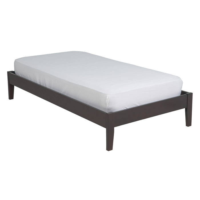 Modus Simple Wood Platform Bed in Espresso Image 4