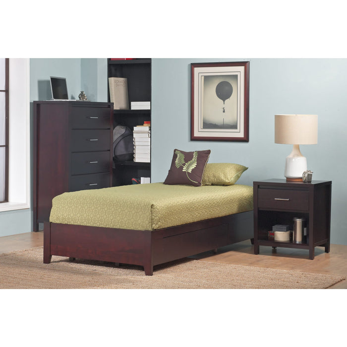 Modus Simple Wood Storage Bed in Espresso Image 8