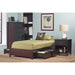 Modus Simple Wood Storage Bed in Espresso Image 9