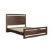 Modus Sol Acacia Wood Platform Bed in Brown Spice Image 7