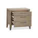 Modus Sumire Three Drawer Ash Wood Nightstand in Ginger Image 5