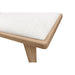 Modus Sumire Upholstered Bench in Ginger and Natural Linen Image 3