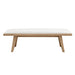 Modus Sumire Upholstered Bench in Ginger and Natural Linen Main Image