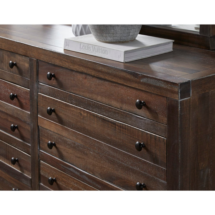 Modus Townsend Eight Drawer Solid Wood Dresser in Java (2024)Image 3