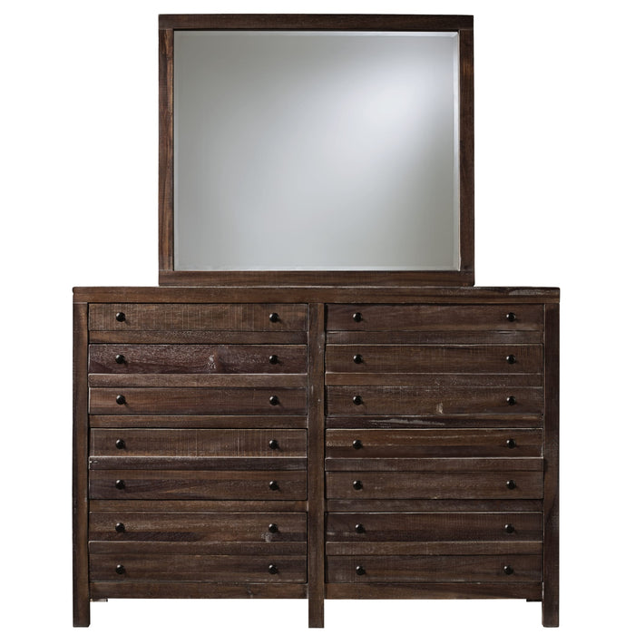 Modus Townsend Eight Drawer Solid Wood Dresser in Java (2024)Image 4