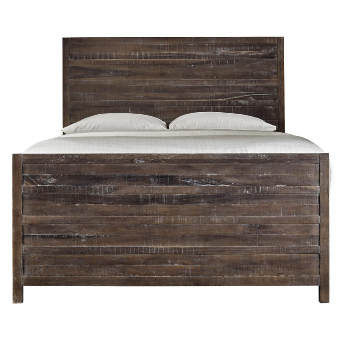 Modus Townsend Solid Wood Panel Bed in Java Image 3