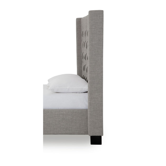 Modus Verona Tufted Upholstered Headboard in Speckled Grey Image 2