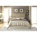Modus Vienne Nailhead Patterned Upholstered Headboard in Powder Image 1