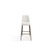 Modus Wyatt Upholstered Bar Stool in Ricotta Boucle and Bronze Metal Main Image