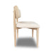 Modus Zinnia Wood Back Dining Chair in White Sand and Dune Chenille Image 2