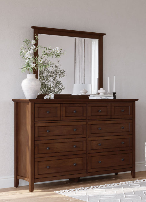 Grace Wall or Dresser Mirror in Dark Mocha